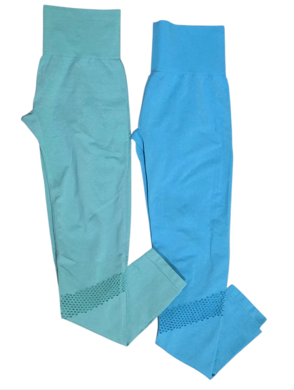 NVGTN Reveal Seamless Activewear Leggings ×2 Aqua & Mint Green Size Med